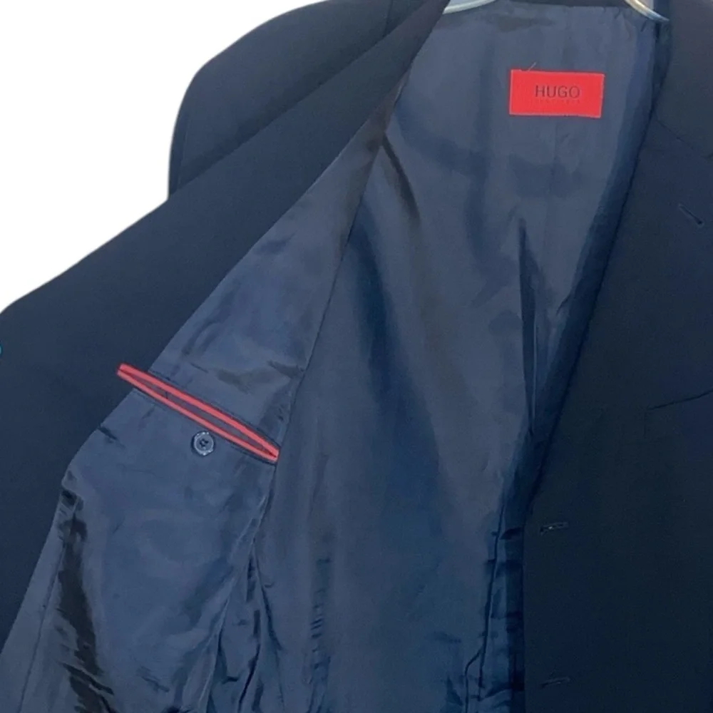 Men’s Hugo Boss Black Blazer Jacket, Size Large